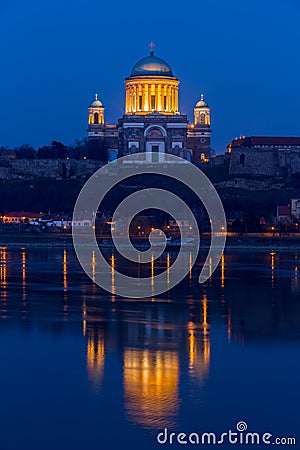 Basilica in Esztergom, Hungary Stock Photo