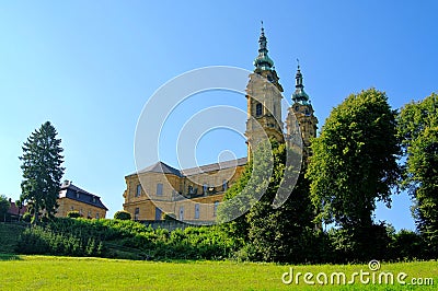 Basilica of the Fourteen Holy Helpers Stock Photo