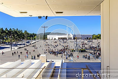 Basilica Holy Trinity 100th Anniversary Appearances Fatima Portugal Editorial Stock Photo