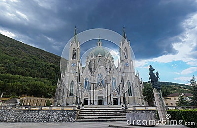 Basilica Madonna Addolorata Stock Photo