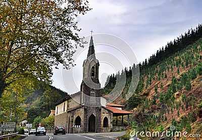 Basilica near Bilbao Editorial Stock Photo