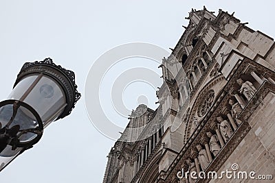 Basilica Notre Dame, Paris Stock Photo