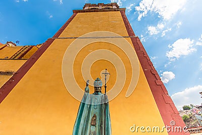 Basilica of Our Lady of Guanajuato BasÃ­lica de Nuestra Senora de Guanajuato Stock Photo