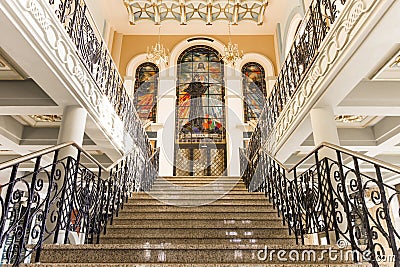 Basilica of Our Lady of Lichen, Poland Editorial Stock Photo