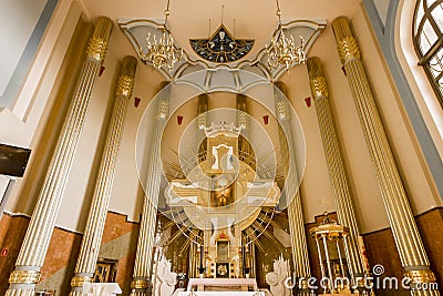 Basilica of Our Lady of Lichen, Poland Editorial Stock Photo