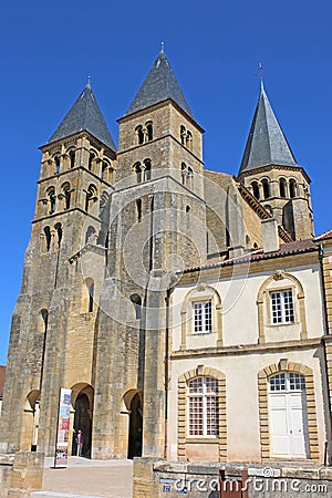 Basilica, Paray le Monial, France Editorial Stock Photo