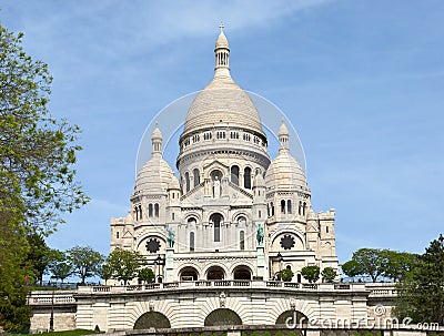 Basilica Sacre Coeur Stock Photo