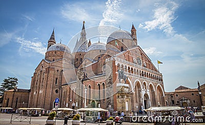 Basilica of Saint Anthony in Padua Editorial Stock Photo