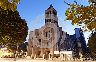 The Basilica of Saint-Denis is the symbol for a 1000 years of the French royal family ties with Christianity. Paris. France Stock Photo