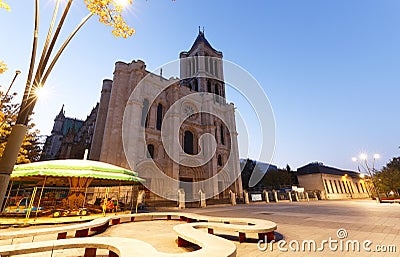 The Basilica of Saint-Denis is the symbol for a 1000 years of the French royal family ties with Christianity. Paris. France Stock Photo