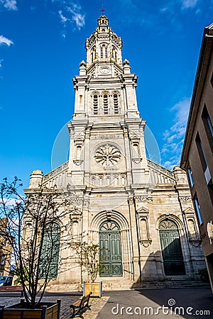 Basilica Saint-Gervais in Avranches Stock Photo