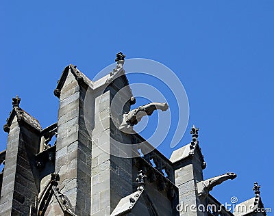 Basilica of Saint-Nazaire of Carcassonne,France, Languedoc-Roussillon Stock Photo