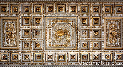 Basilica of Saint Paul outside the walls Basilica Papale San Paolo fuori le Mura Rome Italy Editorial Stock Photo