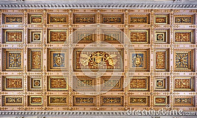 Basilica of Saint Paul outside the walls Basilica Papale San Paolo fuori le Mura Rome Italy Editorial Stock Photo