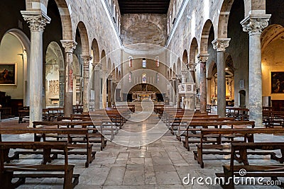 The Basilica San Frediano in Lucca Stock Photo