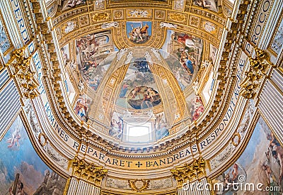 Basilica of Sant`Andrea della Valle in Rome, Italy. Stock Photo