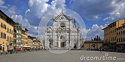 The Basilica Santa Croce, Florence, Italy Stock Photo