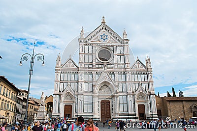 Basilica Santa Croce Editorial Stock Photo