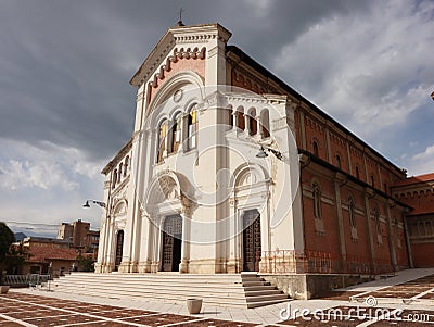 The basilica of Santa Maria delle Grazie Stock Photo