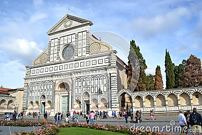 Basilica Santa Maria Novella Editorial Stock Photo