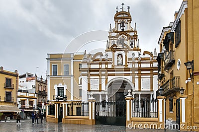 Basilica de La Macarena, Sevilla, Andalusia, Spain. Editorial Stock Photo