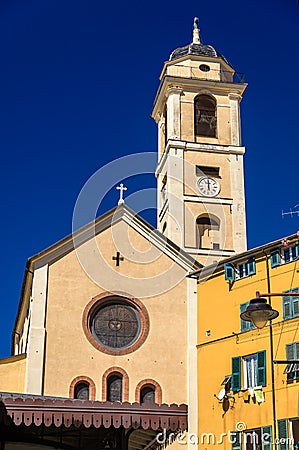 Basilica of Santissima Annunziata del Vastato in Genoa Stock Photo