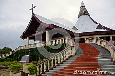 Basilica of St Anthony of Padua, Tonga. Editorial Stock Photo