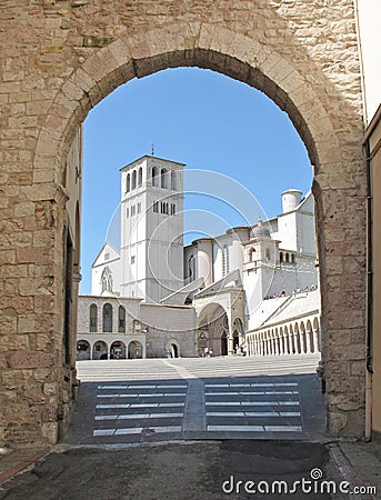 Basilica, St Francis of Assisi Stock Photo