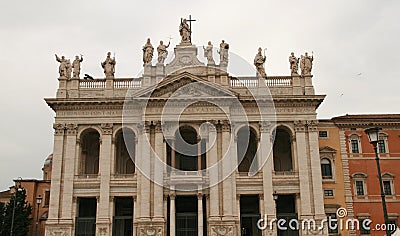 Basilica of St. John Lateran, Rome, Italy Editorial Stock Photo
