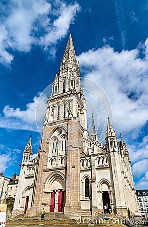 Basilique Saint Nicolas in Nantes, France Stock Photo