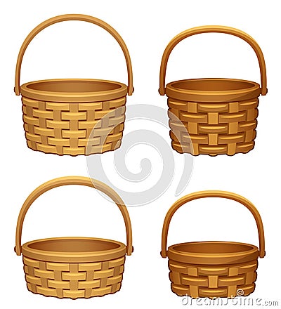 Basket Vector Illustration