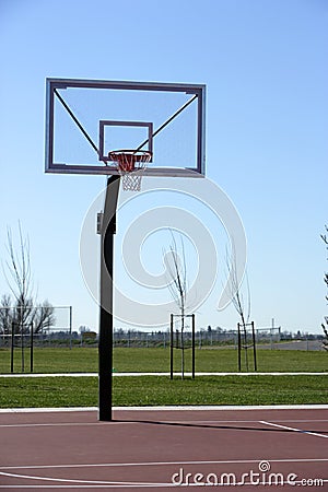 Basket Ball Hoop Stock Photo