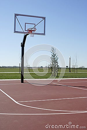 Basket Ball Hoop Stock Photo