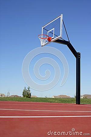 Basket Ball Hoop Stock Photo