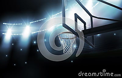 Basketball arena Stock Photo
