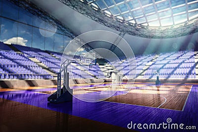 Basketball arena render Stock Photo