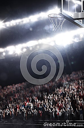 Basketball arena render Stock Photo