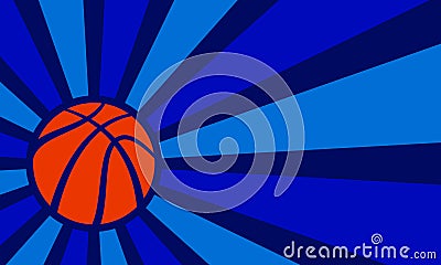 Basketball Background Vector Illustration