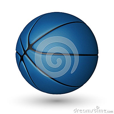 Basketball ball isolated on a white background. Realistic Vector Illustration Vector Illustration