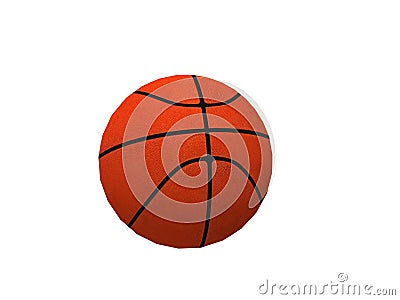 Basketball ball orange game plat sport Stock Photo
