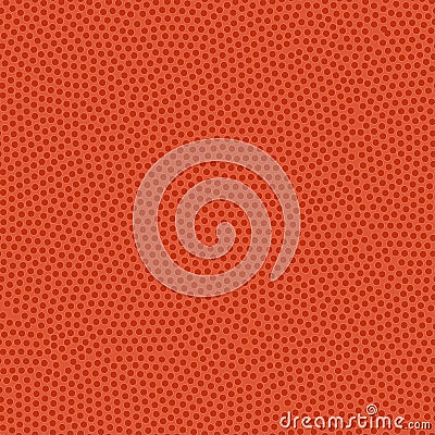 Basketball ball texture. Orange rubber coating with pimples. Sea Vector Illustration