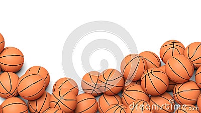 Basketball balls Stock Photo