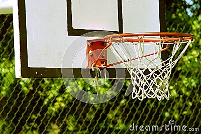 Basketball Basket Stock Photo