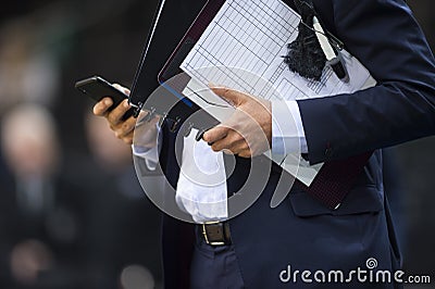 Basketball Coach Sport Game Plan Tactics Concept Stock Photo