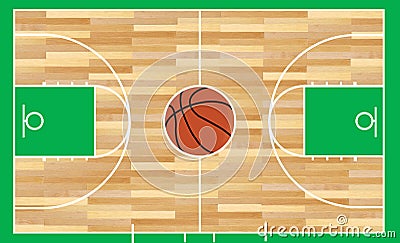 Basketball Court, amateur, Colored court Stock Photo