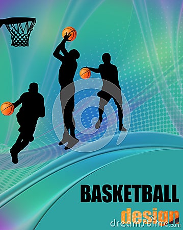 Basketball design poster Vector Illustration
