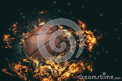 Basketball background Cartoon Illustration