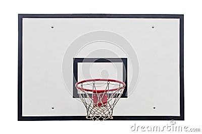 Basketball hoop Stock Photo