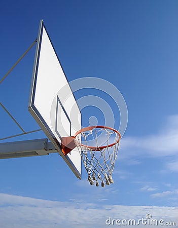 Basketball Hoop Stock Photo