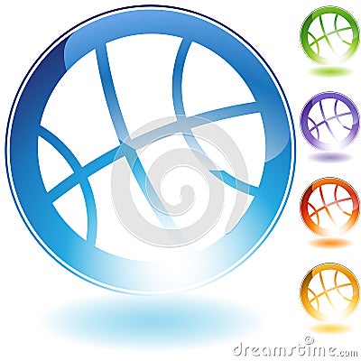 Basketball Icon Vector Illustration